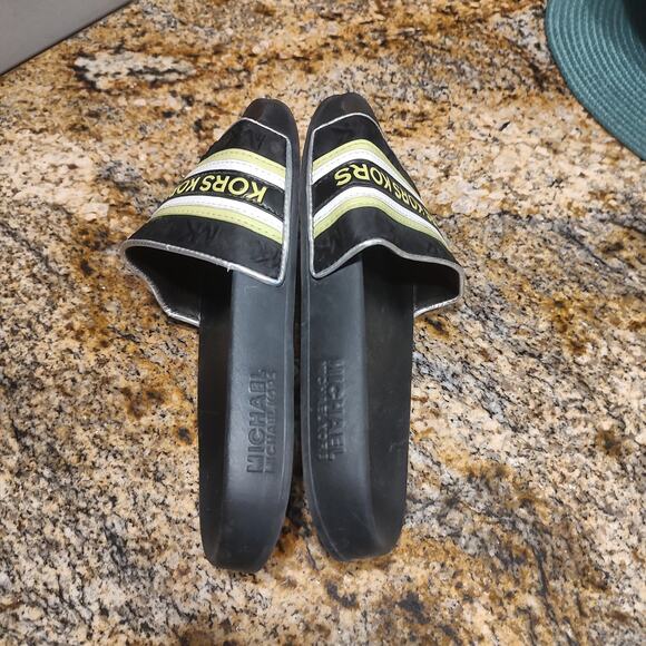 Michael Kors Black Mens Slide Sandals Size 8M